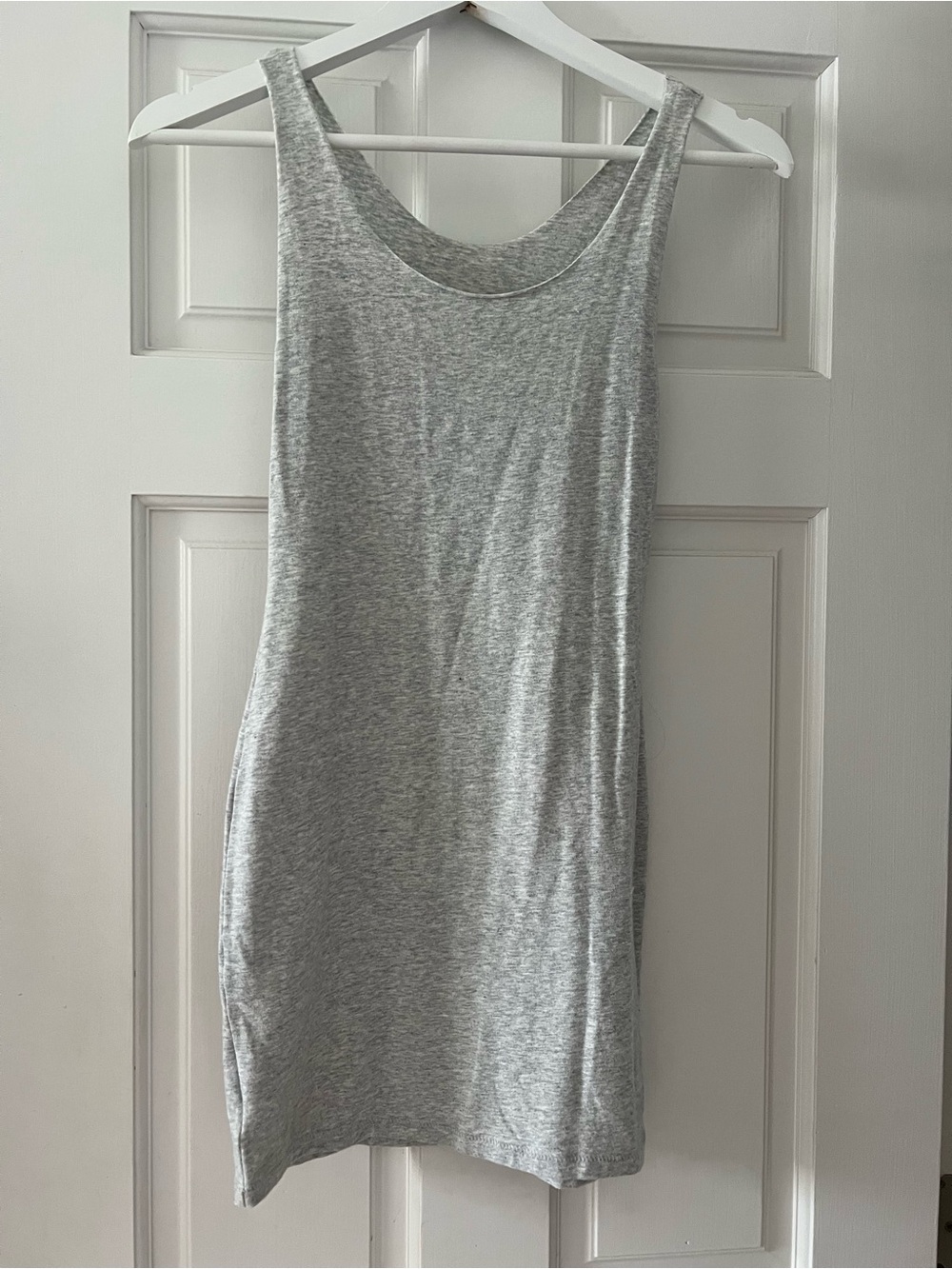 SKIMS Grey Tank Mini Dress